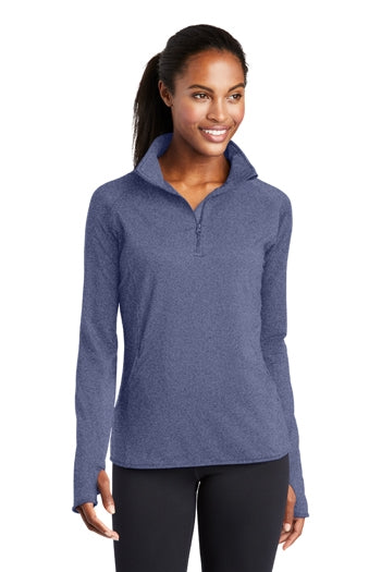 Sport-Tek - Ladies Sport-Wick Stretch 1/2-Zip Pullover. LST850