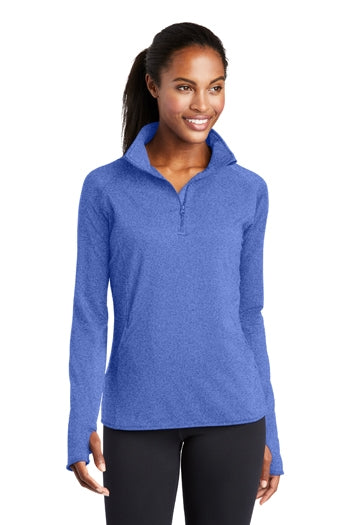 Sport-Tek - Ladies Sport-Wick Stretch 1/2-Zip Pullover. LST850