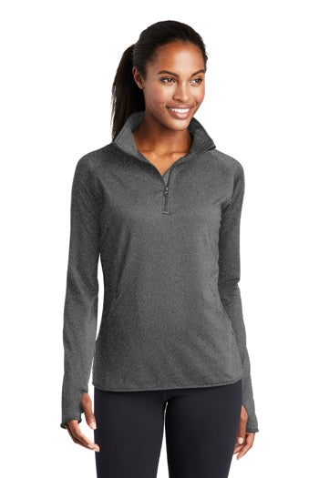 Sport-Tek - Ladies Sport-Wick Stretch 1/2-Zip Pullover. LST850