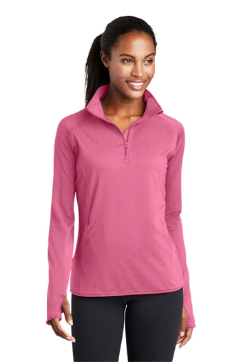 Sport-Tek - Ladies Sport-Wick Stretch 1/2-Zip Pullover. LST850