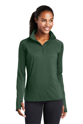 Sport-Tek - Ladies Sport-Wick Stretch 1/2-Zip Pullover. LST850
