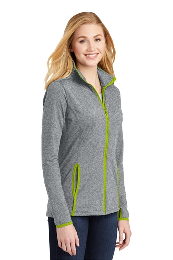 Sport-Tek - Ladies Sport-Wick® Stretch Contrast Full-Zip Jacket. LST853