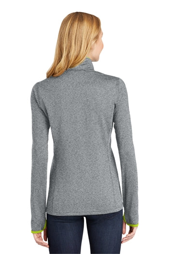Sport-Tek - Ladies Sport-Wick® Stretch Contrast Full-Zip Jacket. LST853