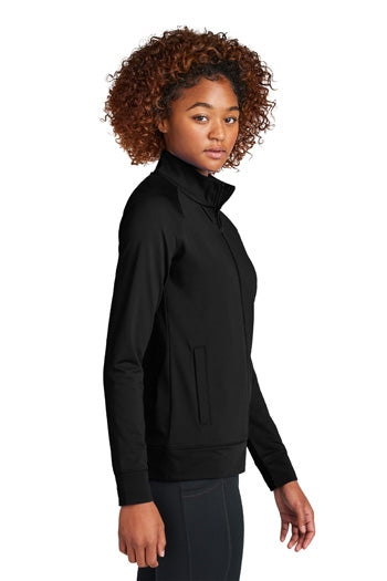 Sport-Tek - Women's Sport-Wick® Stretch Full-Zip Cadet Jacket. LST857