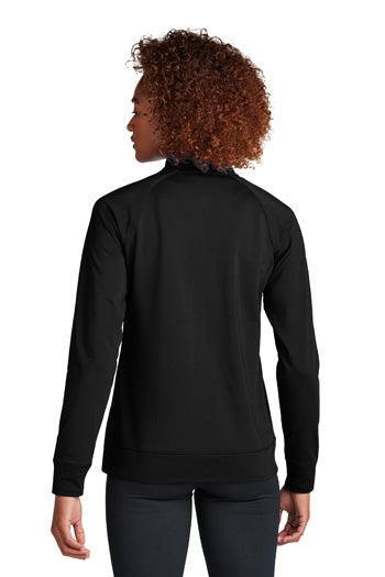 Sport-Tek - Women's Sport-Wick® Stretch Full-Zip Cadet Jacket. LST857