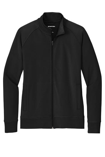 Sport-Tek - Women's Sport-Wick® Stretch Full-Zip Cadet Jacket. LST857