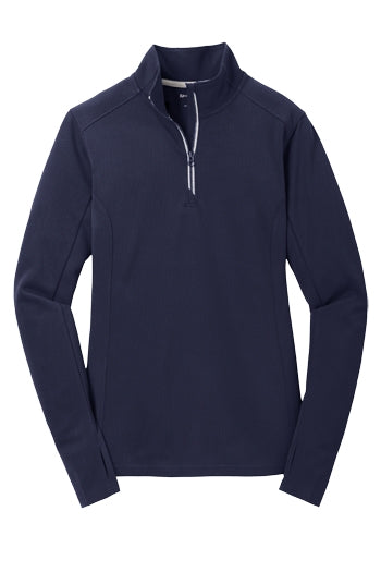 Sport-Tek - Ladies Sport-Wick® Textured 1/4-Zip Pullover. LST860