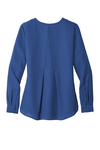 Port Authority - Ladies Long Sleeve Button-Front Blouse. LW700