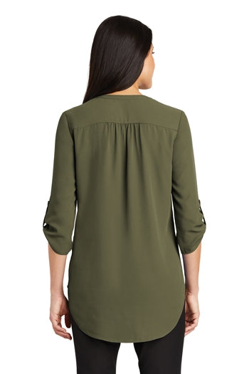 Port Authority - Ladies 3/4-Sleeve Tunic Blouse. LW701