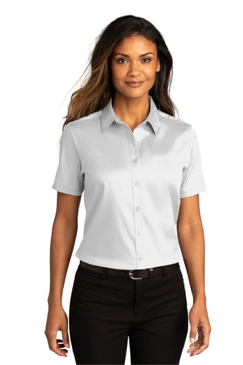 Port Authority - Ladies Short Sleeve SuperPro React ™ Twill Shirt. LW809
