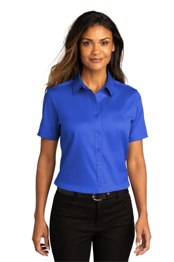 Port Authority - Ladies Short Sleeve SuperPro React ™ Twill Shirt. LW809