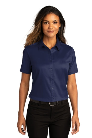 Port Authority - Ladies Short Sleeve SuperPro React ™ Twill Shirt. LW809
