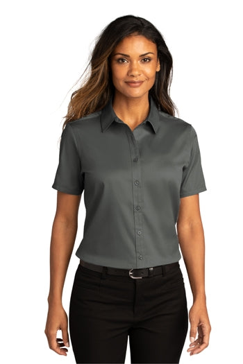 Port Authority - Ladies Short Sleeve SuperPro React ™ Twill Shirt. LW809