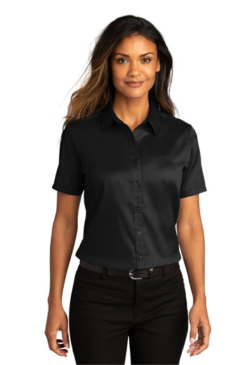 Port Authority - Ladies Short Sleeve SuperPro React ™ Twill Shirt. LW809