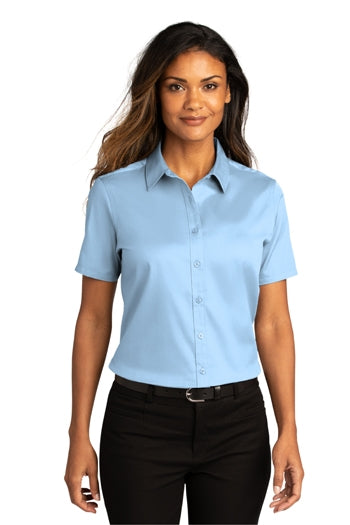 Port Authority - Ladies Short Sleeve SuperPro React ™ Twill Shirt. LW809