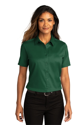 Port Authority - Ladies Short Sleeve SuperPro React ™ Twill Shirt. LW809