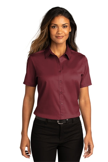 Port Authority - Ladies Short Sleeve SuperPro React ™ Twill Shirt. LW809