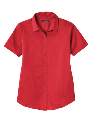 Port Authority - Ladies Short Sleeve SuperPro React ™ Twill Shirt. LW809