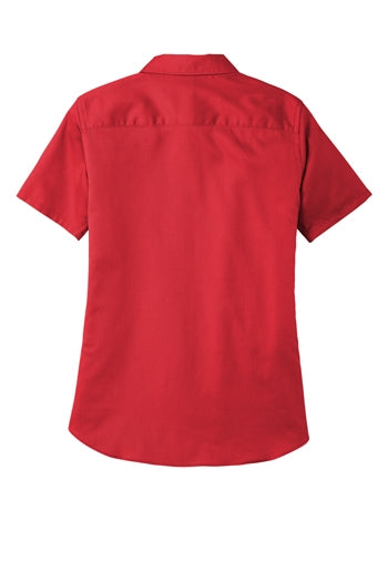 Port Authority - Ladies Short Sleeve SuperPro React ™ Twill Shirt. LW809