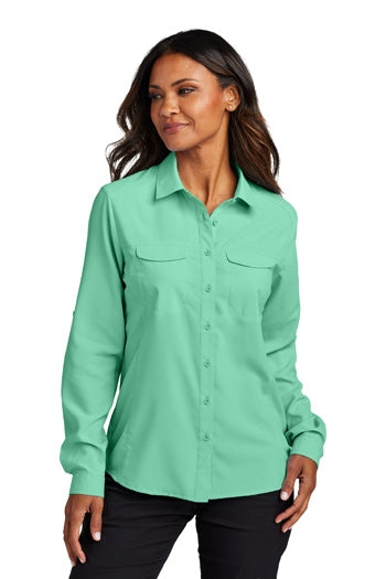 Port Authority - Women's Long Sleeve UV Daybreak Shirt. LW960