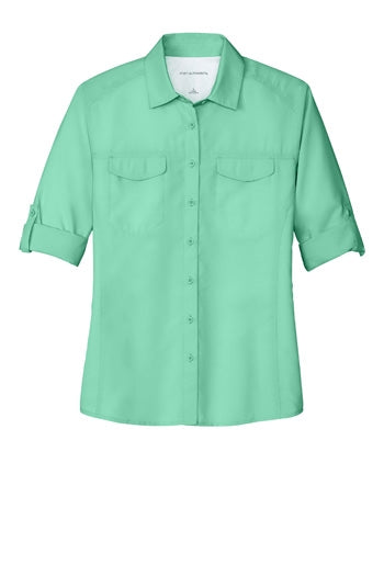 Port Authority - Women's Long Sleeve UV Daybreak Shirt. LW960