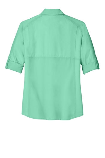 Port Authority - Women's Long Sleeve UV Daybreak Shirt. LW960