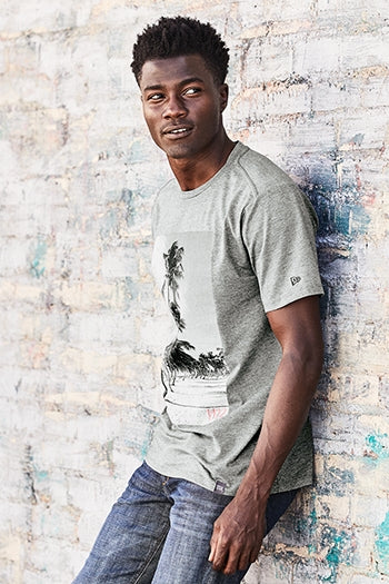 New Era® Heritage Blend Crew Tee. NEA100