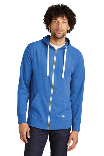 New Era® Sueded Cotton Full-Zip Hoodie. NEA122