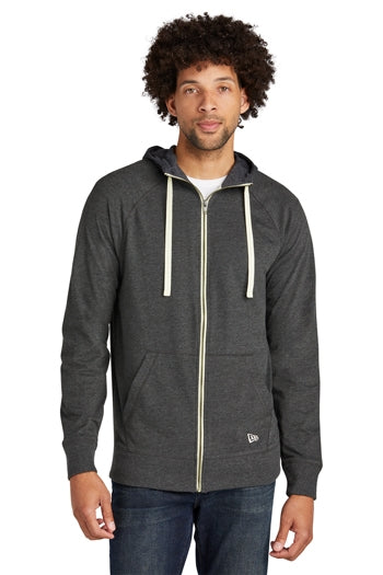 New Era® Sueded Cotton Full-Zip Hoodie. NEA122
