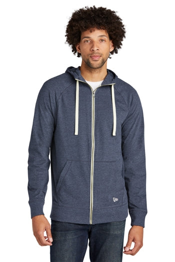 New Era® Sueded Cotton Full-Zip Hoodie. NEA122