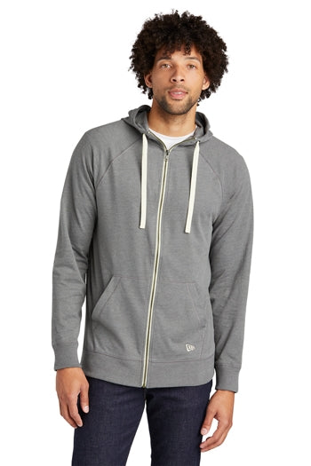 New Era® Sueded Cotton Full-Zip Hoodie. NEA122