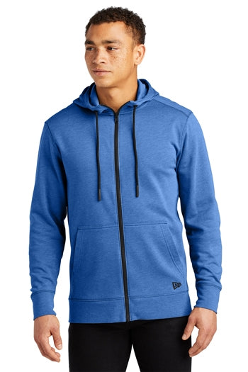 New Era® Tri-Blend Fleece Full-Zip Hoodie. NEA511