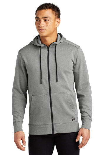 New Era® Tri-Blend Fleece Full-Zip Hoodie. NEA511