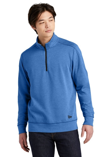 New Era® Tri-Blend Fleece 1/4-Zip Pullover. NEA512