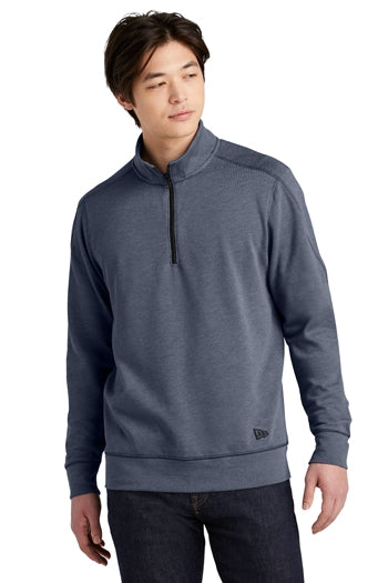 New Era® Tri-Blend Fleece 1/4-Zip Pullover. NEA512