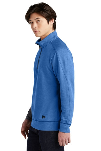 New Era® Tri-Blend Fleece 1/4-Zip Pullover. NEA512