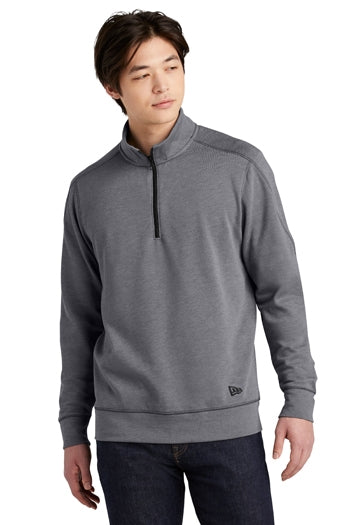 New Era® Tri-Blend Fleece 1/4-Zip Pullover. NEA512