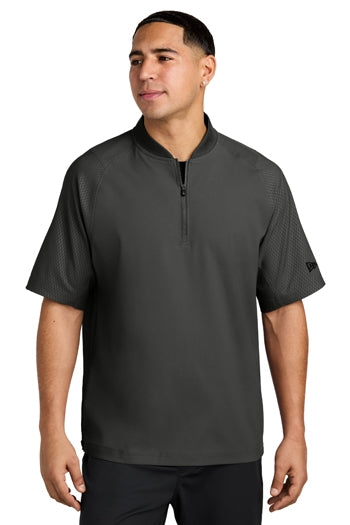 New Era® Cage Short Sleeve 1/4-Zip Jacket. NEA600
