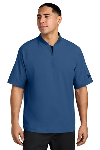 New Era® Cage Short Sleeve 1/4-Zip Jacket. NEA600