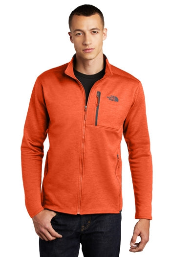A front view of a man wearing The North Face® Skyline Full-Zip Fleece Jacket.