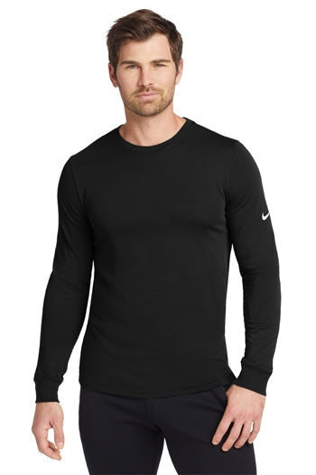 Nike - Dri-FIT Cotton/Poly Long Sleeve Tee. NKBQ5230