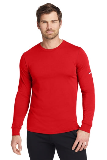 Nike - Dri-FIT Cotton/Poly Long Sleeve Tee. NKBQ5230