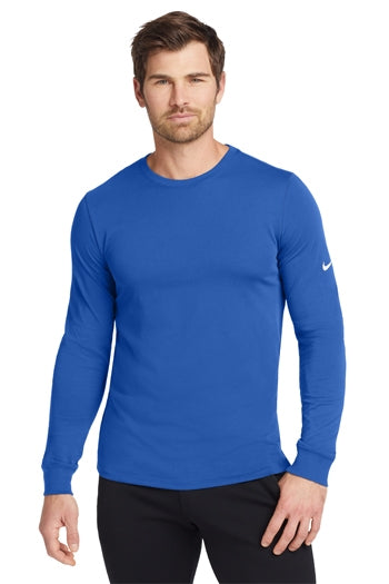 Nike - Dri-FIT Cotton/Poly Long Sleeve Tee. NKBQ5230