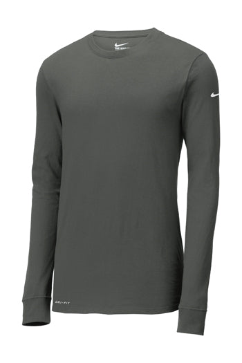 Nike - Dri-FIT Cotton/Poly Long Sleeve Tee. NKBQ5230