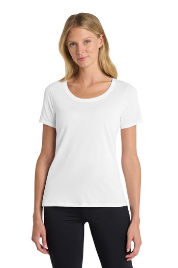 Nike - Ladies Dri-FIT Cotton/Poly Scoop Neck Tee. NKBQ5234