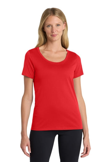 Nike - Ladies Dri-FIT Cotton/Poly Scoop Neck Tee. NKBQ5234