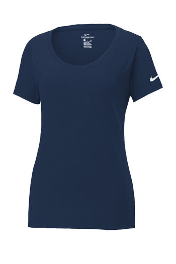 Nike - Ladies Dri-FIT Cotton/Poly Scoop Neck Tee. NKBQ5234