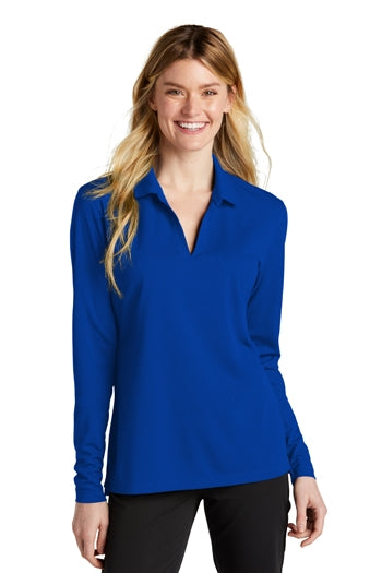 Nike - Ladies' Dri-FIT Micro Pique 2.0 Long Sleeve Polo. NKDC2105