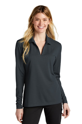 Nike - Ladies' Dri-FIT Micro Pique 2.0 Long Sleeve Polo. NKDC2105