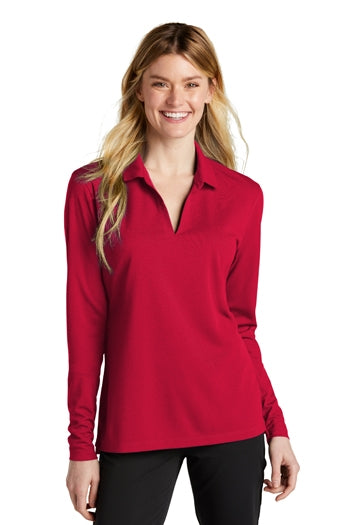 Nike - Ladies' Dri-FIT Micro Pique 2.0 Long Sleeve Polo. NKDC2105